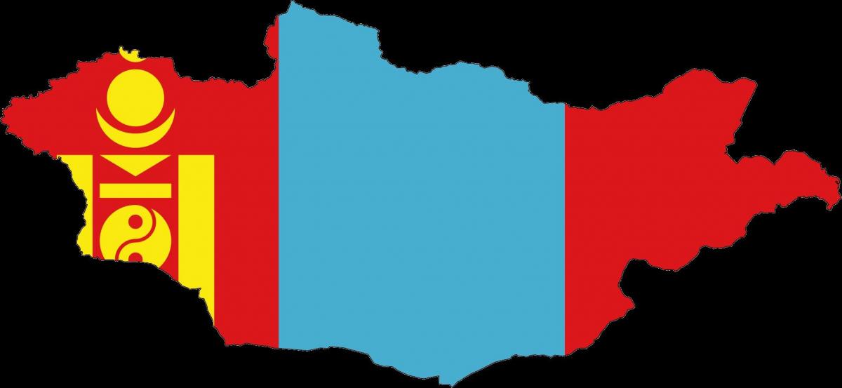 harta e Mongoli flamurit