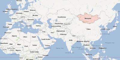 Harta e Mongoli hartë të azisë