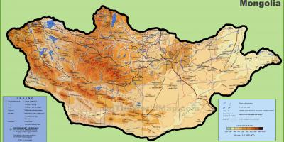 Mongolia hartë vendndodhjen e