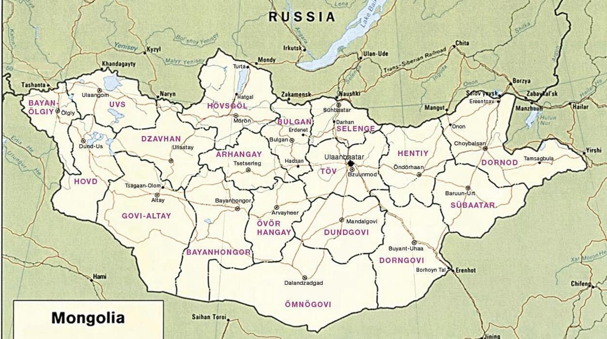 harta e mongol stepës