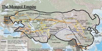 Mongol historisë hartë